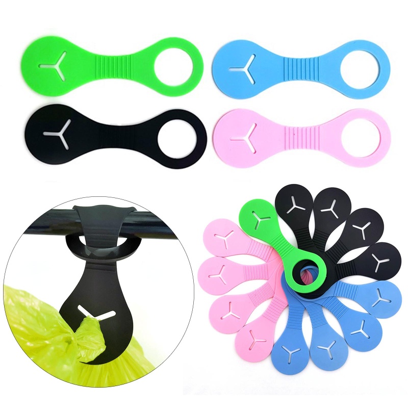Set 4 Kẹp Giữ Túi Đựng Rác Đứng Tiện Dụng Cho Thú Cưng