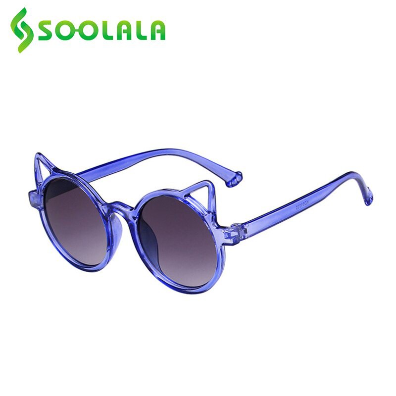 Kính mát bé gái SOOLALA thiết kế tai mèo sành điệu dễ thương