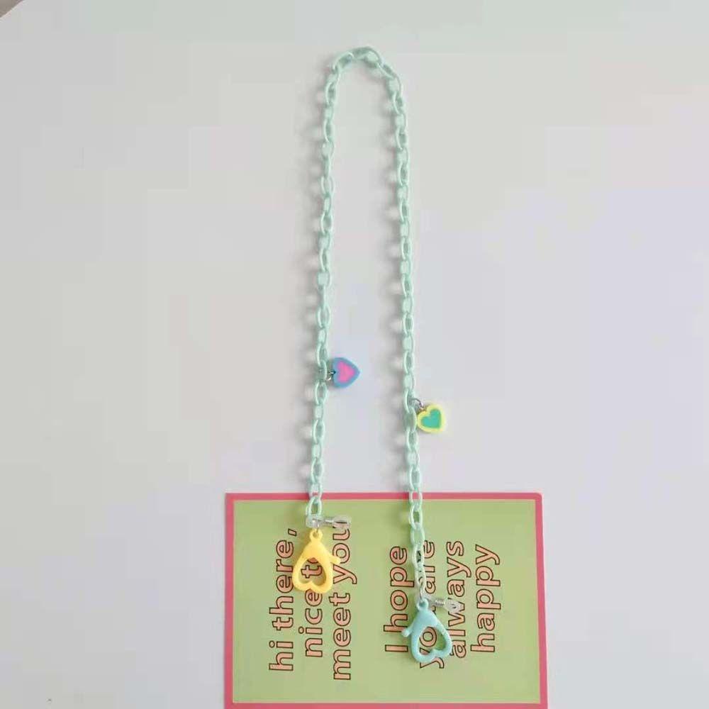 Dây Đeo Mắt Kính Bằng Nhựa Acrylic Hình Trái Tim WMES15H Thời Trang