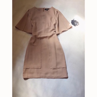 Đầm body tay lỡ xẻ tà