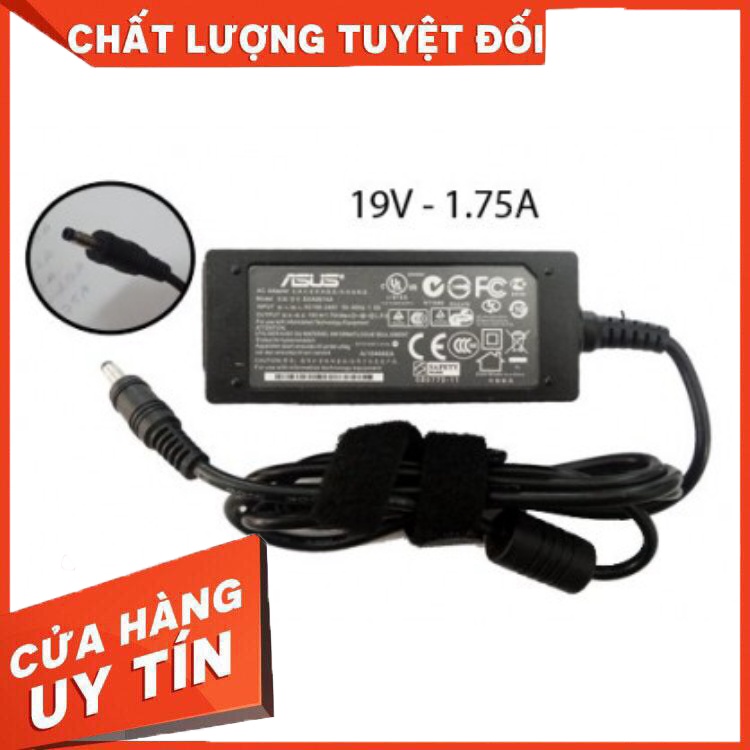 [HDMusictechnology] Sạc Laptop Asus 19V 1.75a Chân Nhỏ Mini + Tặng dây sạc laptop