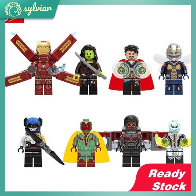 Mô Hình Lego Nhân Vật Doctor Strange Gamora Ebony Maw Proxima Midnight Wasp