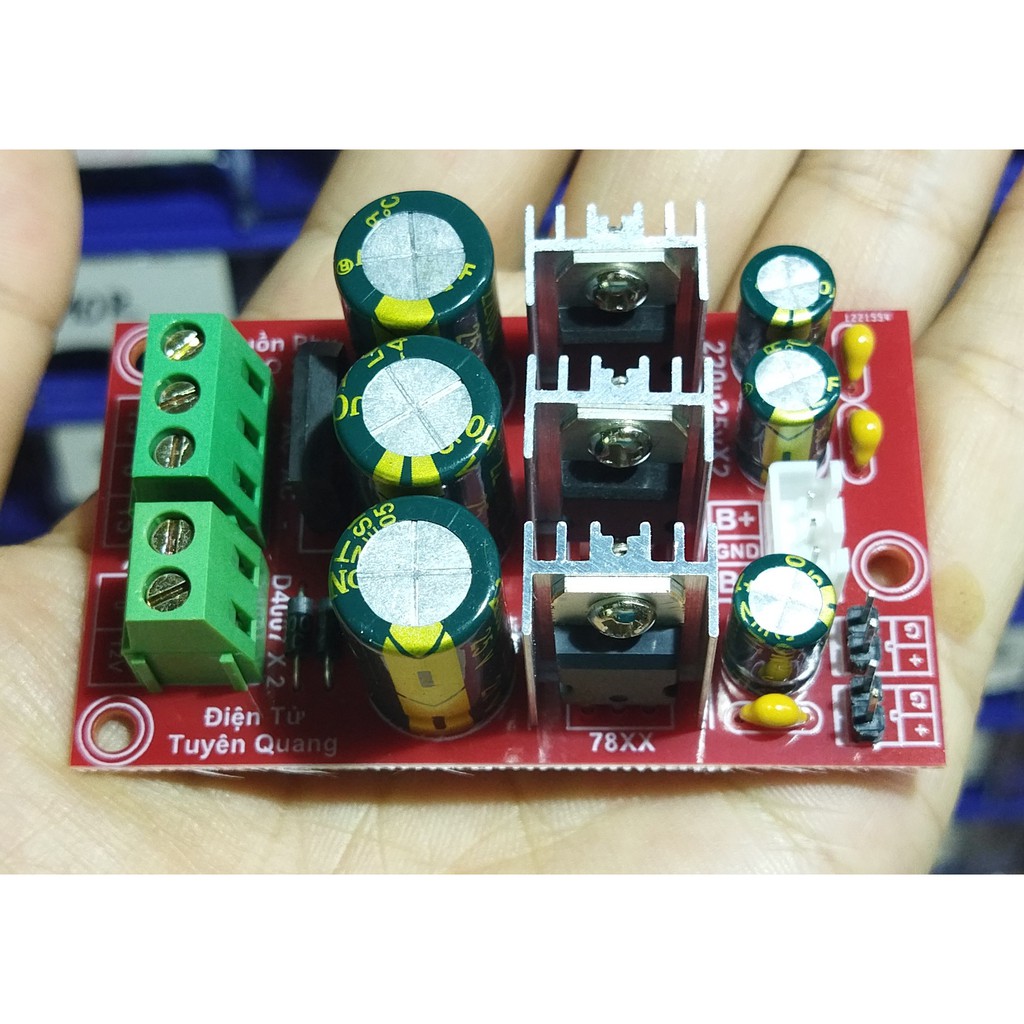 Mạch Nguồn Pre 15V Và 12V Cho Mạch USB Bluetooth