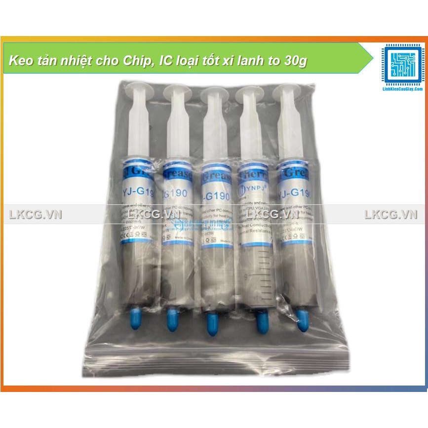 [FreeShip] Keo tản nhiệt cho Chip, IC loại tốt xi lanh to 30g