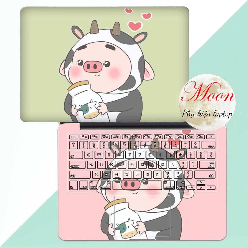 [CUTE 1]Skin Laptop Hình Hoạt Hình Đáng Yêu Cho Full các dòng như: Dell, Hp, Acer, Asus, Macbook,.... ( In theo yêu cầu)