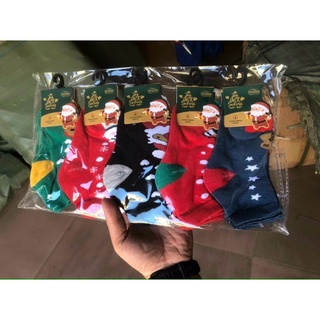 5 đôi tất noel cho bé 1-9 tuổi
