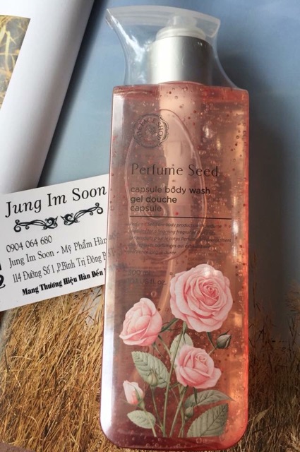 Sữa Tắm, Dưỡng Thể Hương Nước Hoa TFS  Perfume Seed velvet body