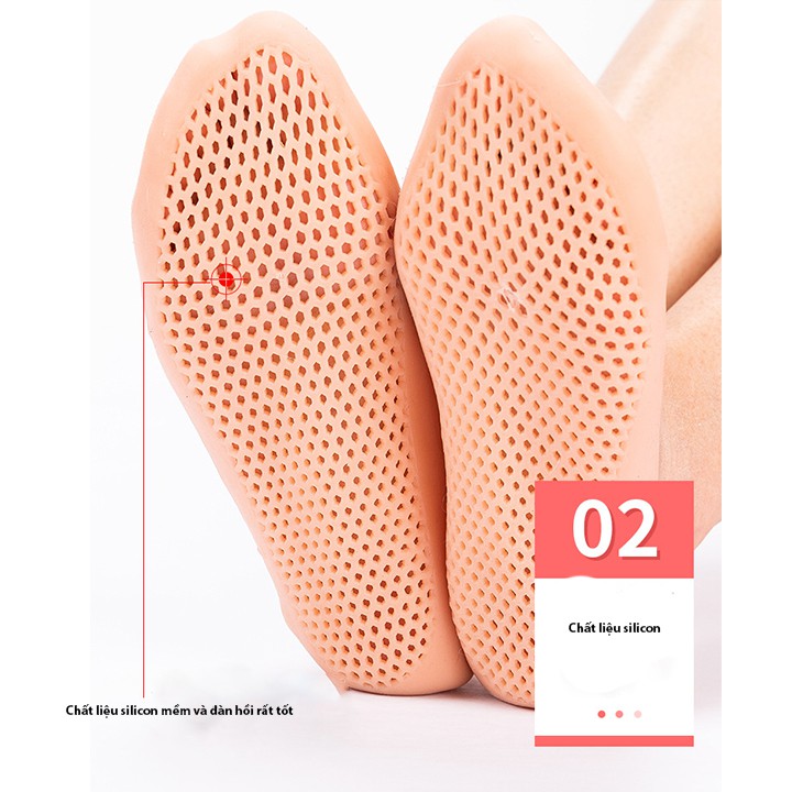 Vớ silicon lỗ giúp giữ ẩm chống nứt chân VS20