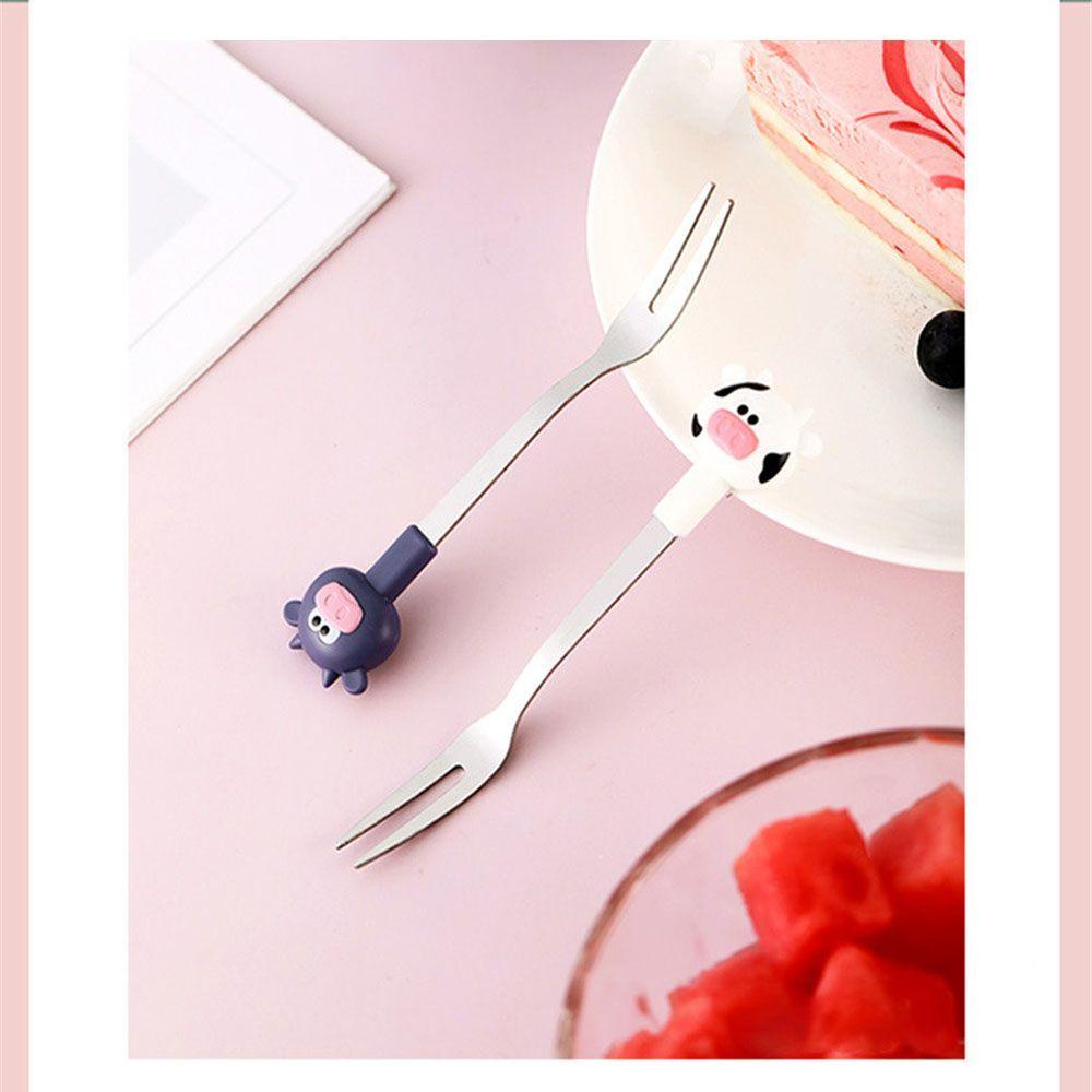 Nĩa Ăn Trái Cây Bằng Nhựa Pp Tái Sử Dụng Linh Hoạt