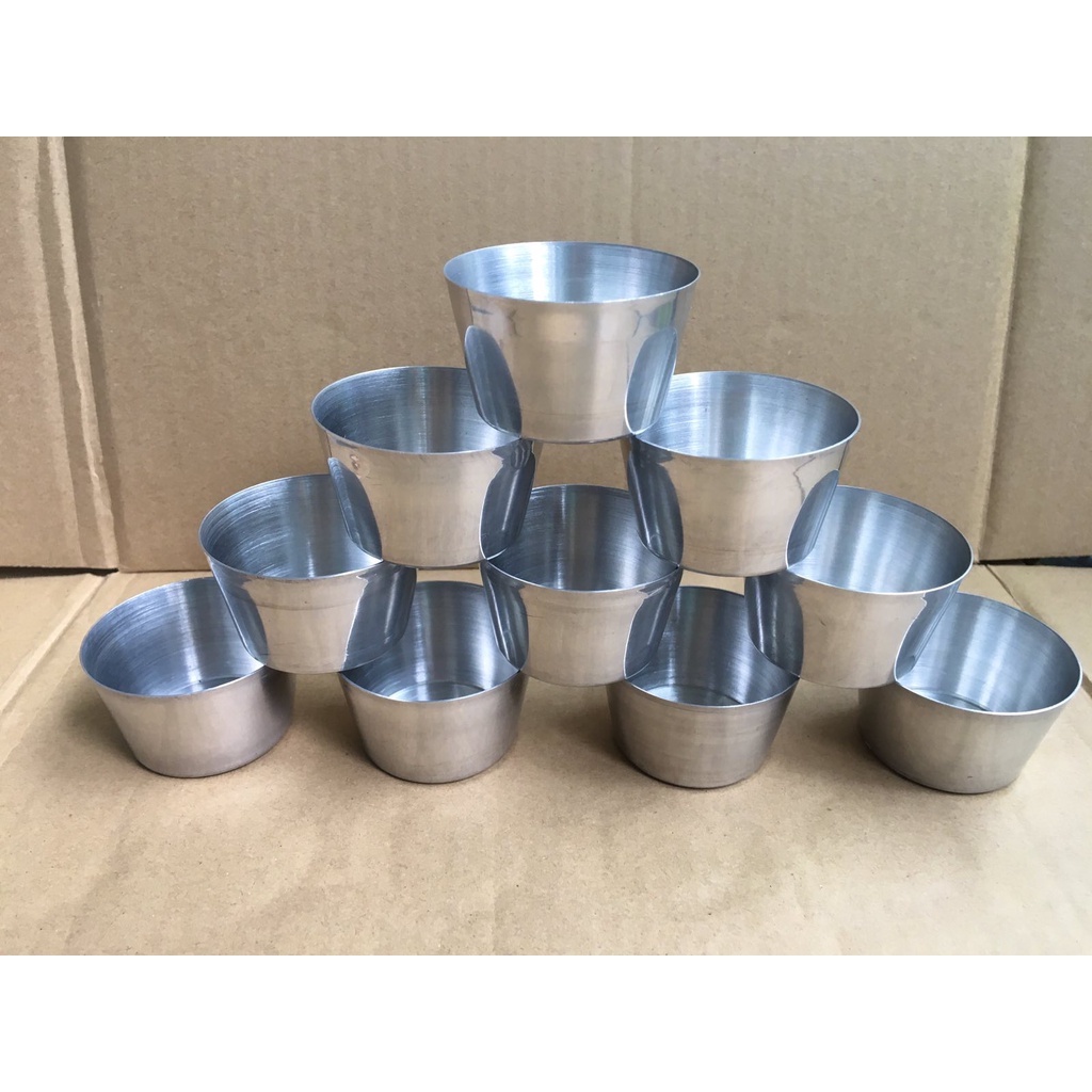 Ly Nhôm ( khuôn bánh da lợn, khuôn bánh plan, khuôn cupcake 4.5,5.5cm, 7.5cm )