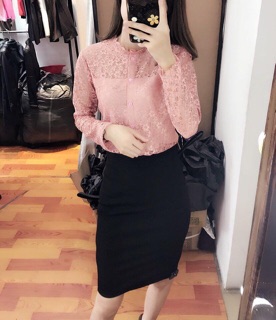 Áo sơ mi ren 