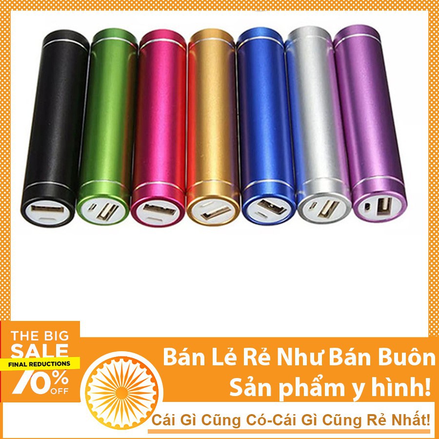 ◘❍Box Sạc Dự Phòng 1 Cell Vỏ Nhôm (Không Pin)