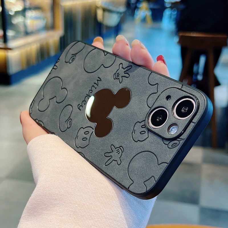 Ốp Điện Thoại Gắn Gương Hình Chuột Mickey Cho iPhone 7/7p/8/8p/x/xs/xr/xsmax/11/12/13/pro/promax