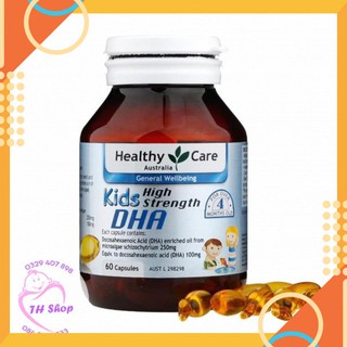 DHA Healthy Care 60 Viên Cho Bé, DHA Hương Chanh Cho Bé Từ 4 Tháng +