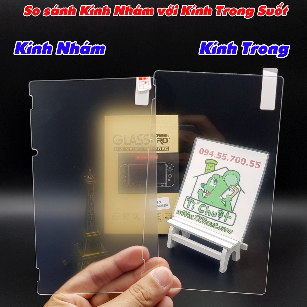 Kính CL Nhám Máy Game Nintendo Switch 6.2" Cường Lực 9H