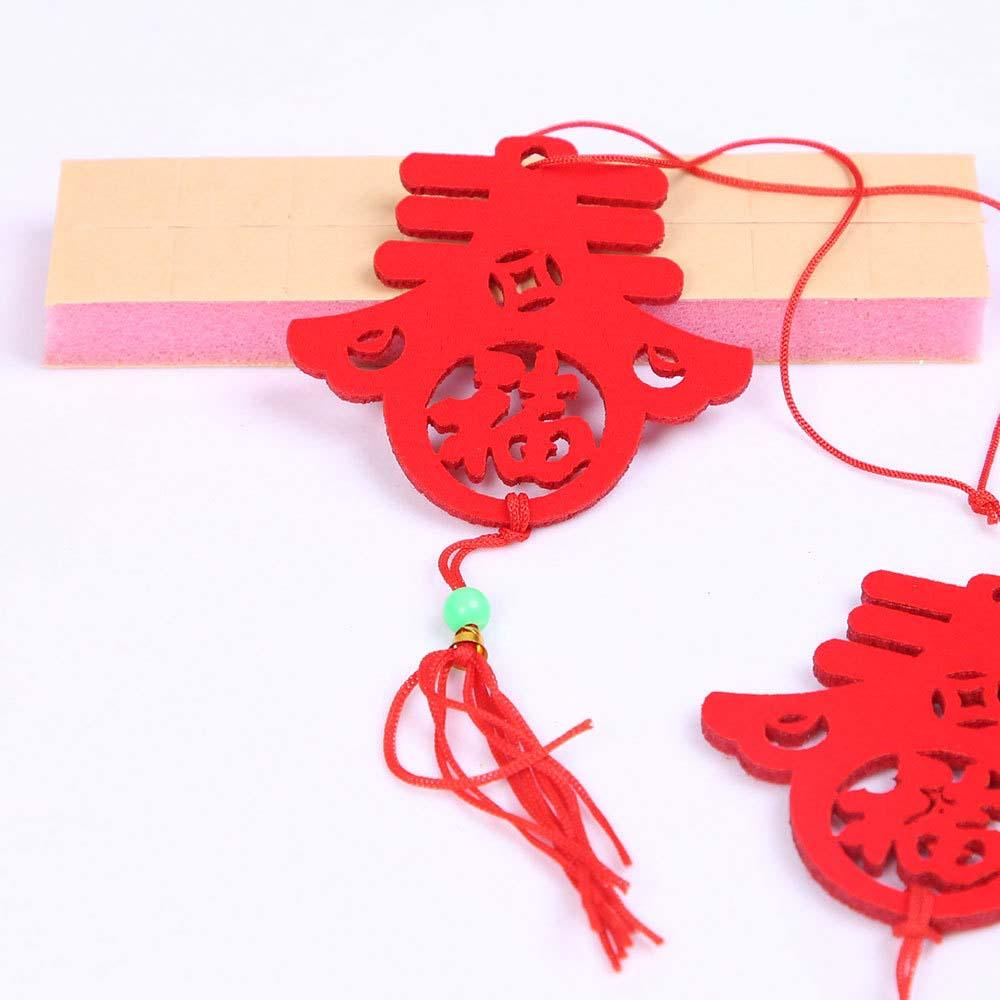 NICKOLAS Phụ Kiện Treo Trang Trí Mừng Năm Mới Phong Cách Truyền Thống