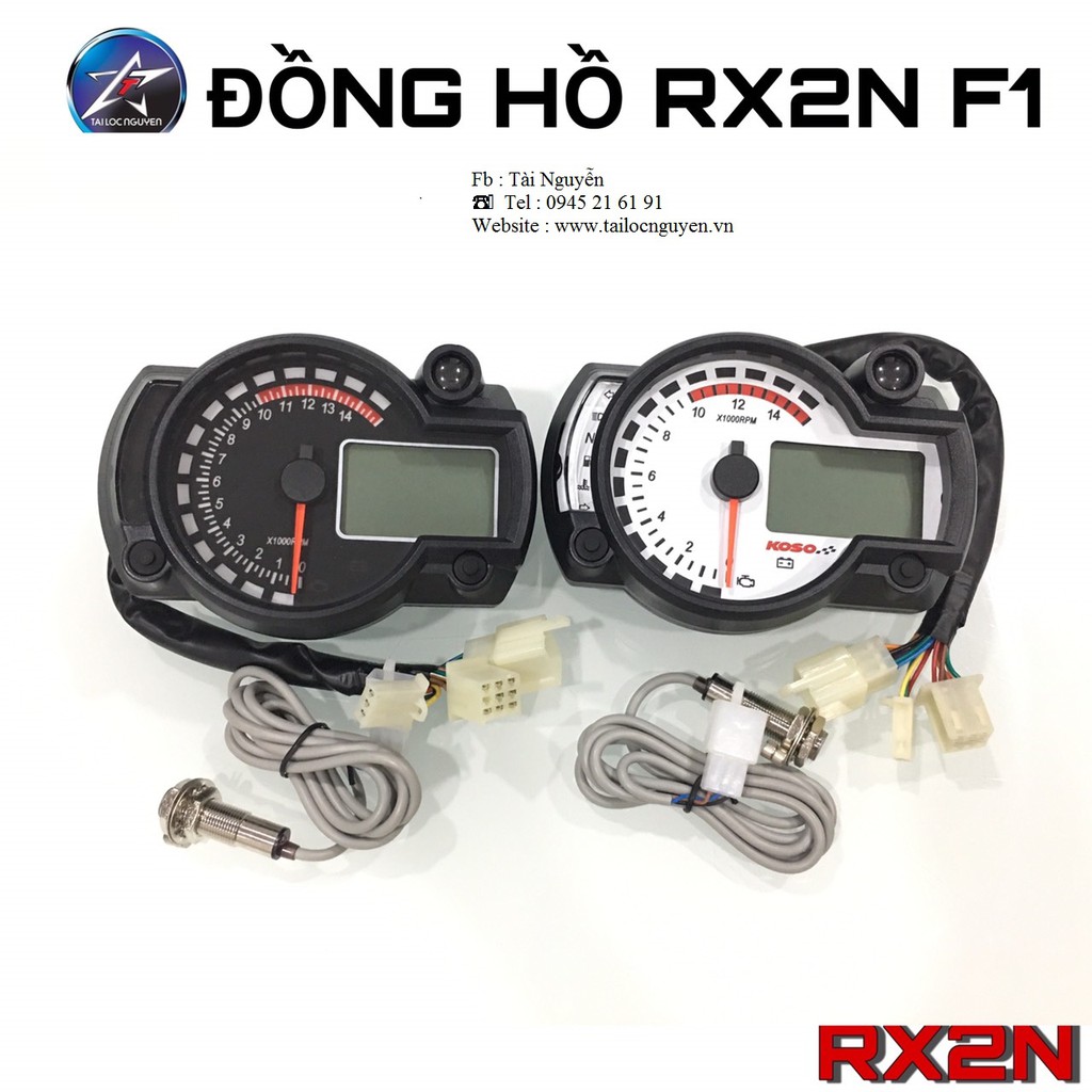 ĐỒNG HỒ ĐO TỐC ĐỘ KOSO RX2N F1