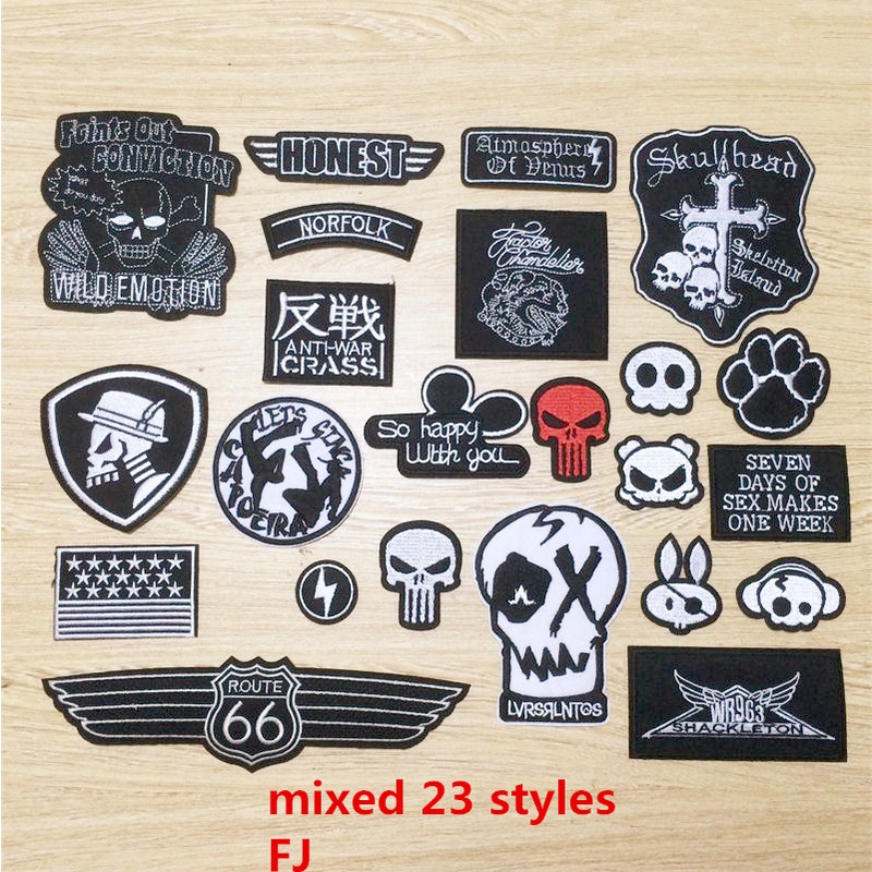 Nhãn Dán Trang Trí Quần Áo / Băng Cánh Tay / Cánh Tay / Cánh Tay / Quần Thêu Hình Đầu Thỏ / Gấu Phong Cách punk Chốngwar Có Thể Ủi Được diy