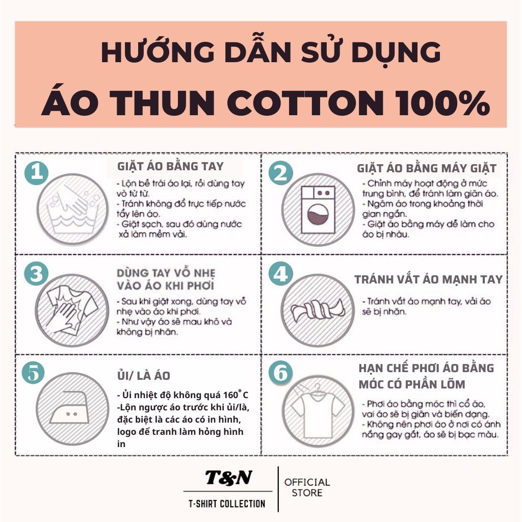 Áo Thun Nữ cổ tròn tay ngắn T&amp;N form rộng xuông in hình+ chữ, vải thun Cotton 100% mềm mại thoáng mát