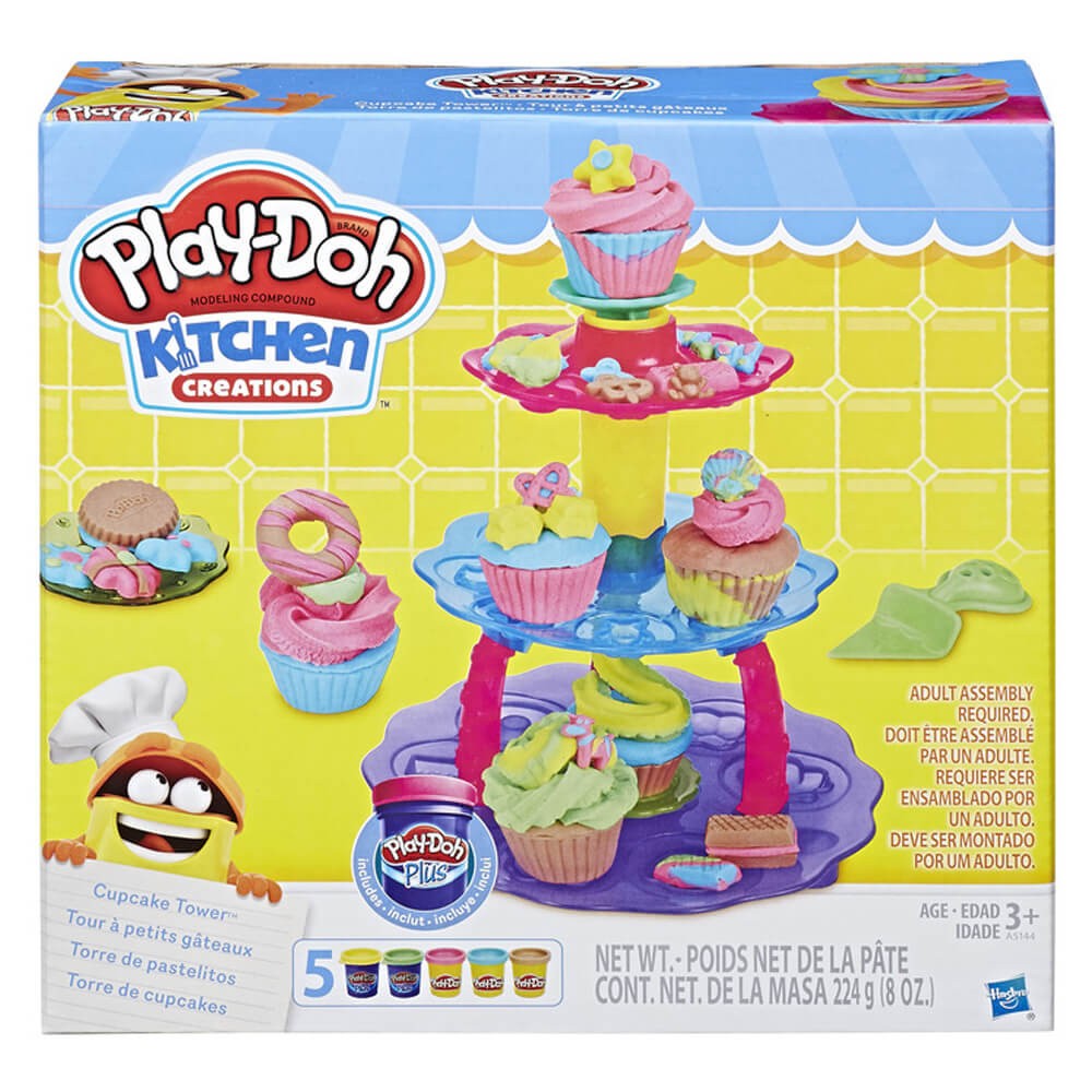 Bộ đồ chơi đất nặn tháp Cupcake Play Doh - A5144