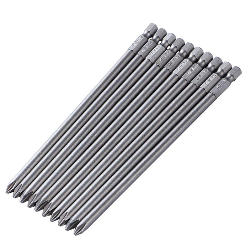 Set 10 Mũi Khoan Thép Dài 1 / 4 '' 150MM S2 Chuyên Dụng