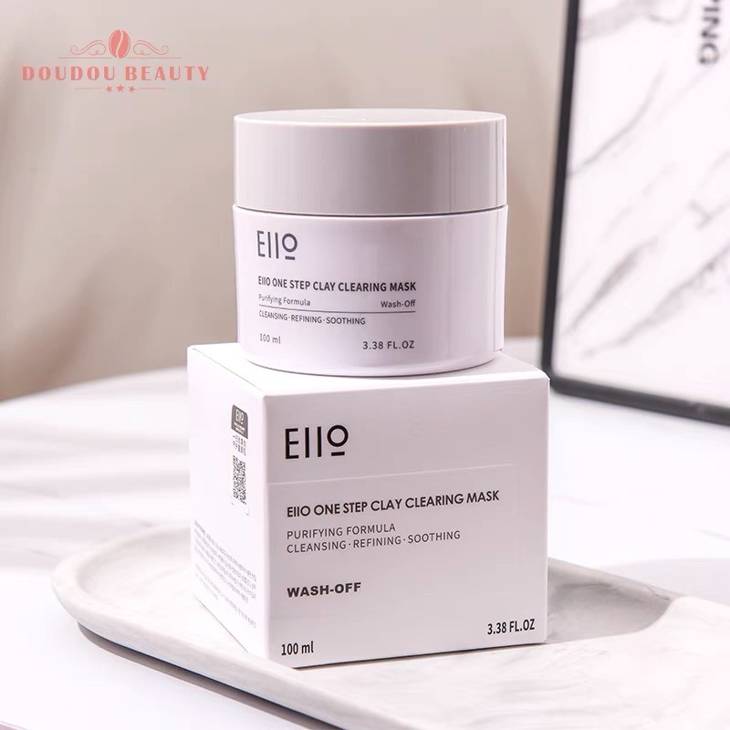 Chính hãng- Mặt nạ đất sét sữa chua Eiio One Step Clay Clearing Mask For All Skin 100ml