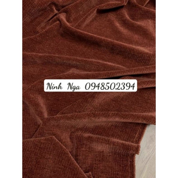 Vải dạ nhung cao cấp 2 mặt full màu