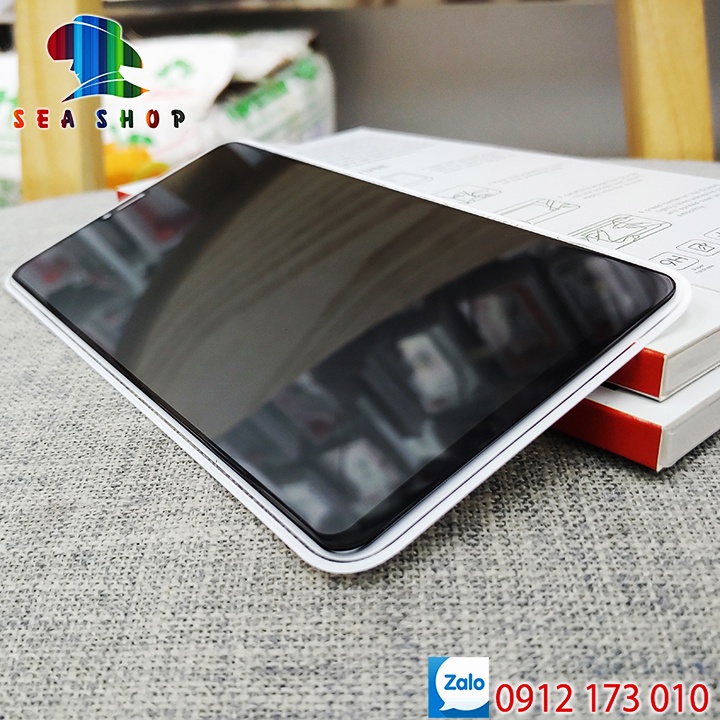 Kính chống nhìn trộm Samsung A20S, A80S, A12, A02, A02S, M02, M20S-Full màn hình- chống vân tay- Độ cứng 9H