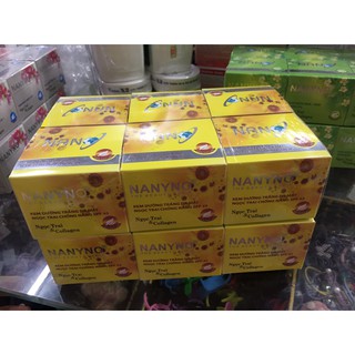 [52K] BÁN SỈ 12 HŨ KEM NANYNO MÀU VÀNG 15G GIÁ IN 132K (mới lên)