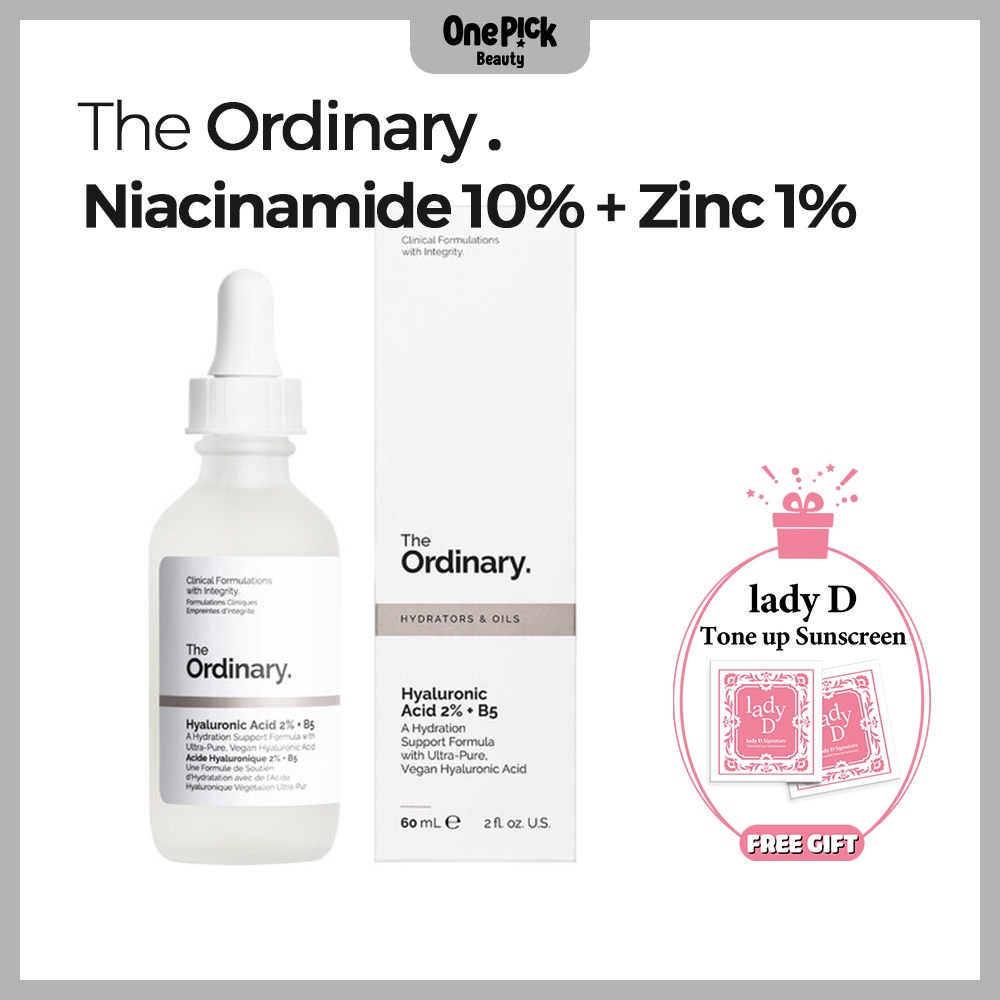 The Ordinary Niacinamide 10% + Zinc 1%,serum Giúp Cân Bằng Bã Nhờn Làm Sáng Da Thu Nhỏ Lỗ Chân Lông 30ml / 60ml