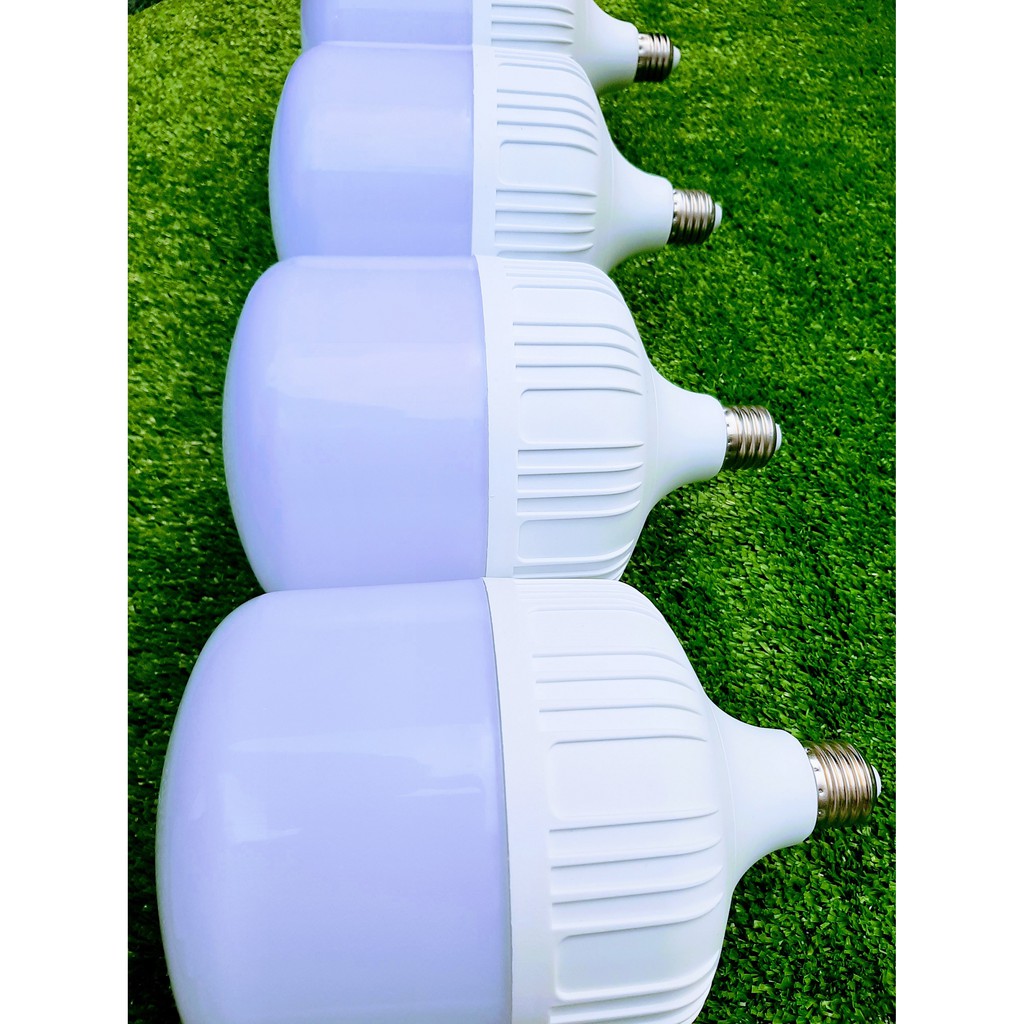 Combo 3 Bóng Đèn Led Trụ Buld 50W Loại To Ánh Sáng Trắng Tiết Kiệm Điện