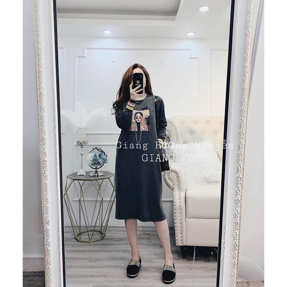 Váy suông hình cô gái , hàng Quảng Châu .