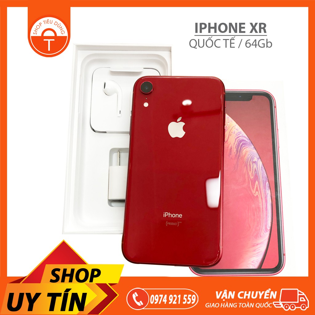 Điện Thoại iPhone Xr Quốc Tế Màu Đỏ/Cam/Xanh/Trắng/Đen