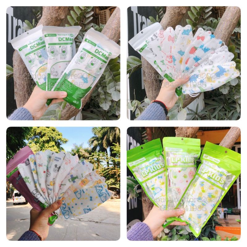 Giá Sỉ Thùng 600 chiếc khẩu trang y tế KF94 4D mask trẻ em