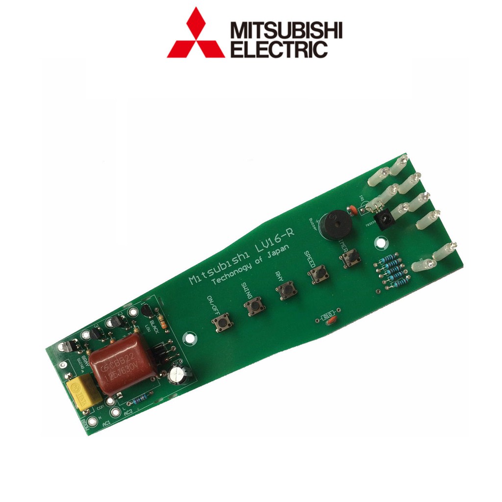 Bộ mạch điều khiển quạt đứng Mitsubishi LV16 RR/RS/RT và điều khiển quạt Mitsubishi