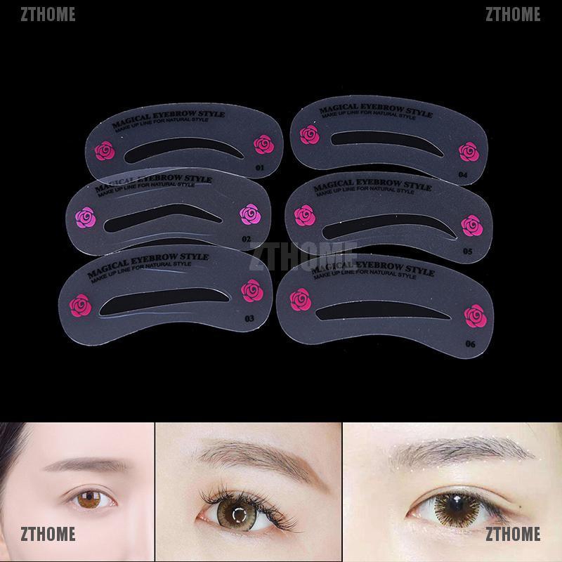 Bộ 26 khuôn vẽ lông mày nhiều kiểu khác nhau