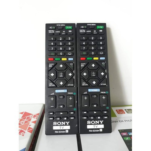Điều khiển tivi Sony Smart chính hãng,  remote tv sony, ed054
