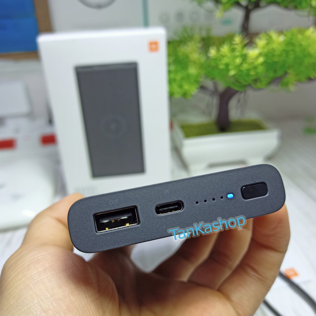 Pin Sạc Dự Phòng Kiêm Sạc Không Dây Xiaomi 10.000mAh