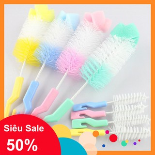 BỘ DỤNG CỤ CỌ RỬA BÌNH SỮA CHO BÉ YÊU [TIỆN ÍCH][banrevodich]