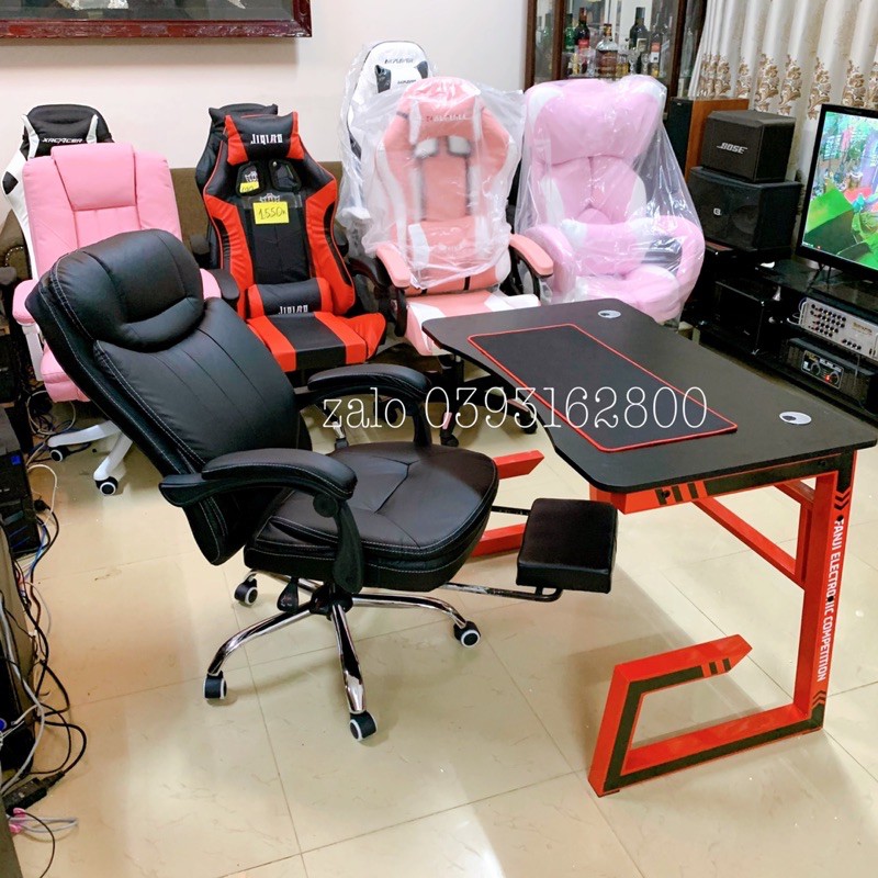 Ghế Văn Phòng Massage ngả 180 độ nghỉ trưa thư giãn