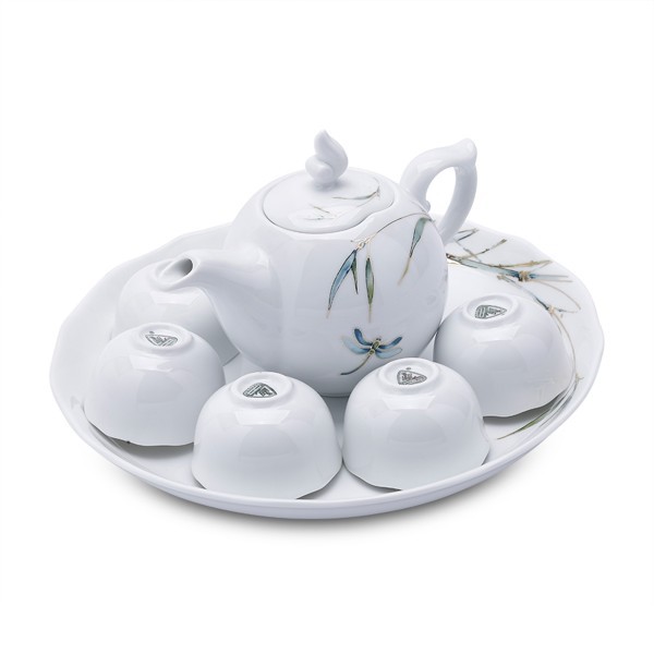 Bình trà 1.1 L - Jasmine - Trắng