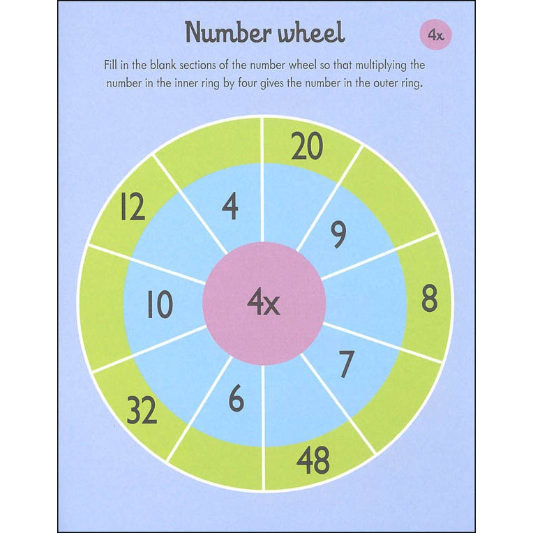 Sách - Anh: Times tables practice pad