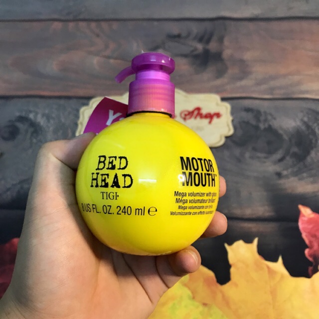 KEM SẤY TẠO PHỒNG TÓC TIGI BED HEAD MOTOR MOUTH 200ML