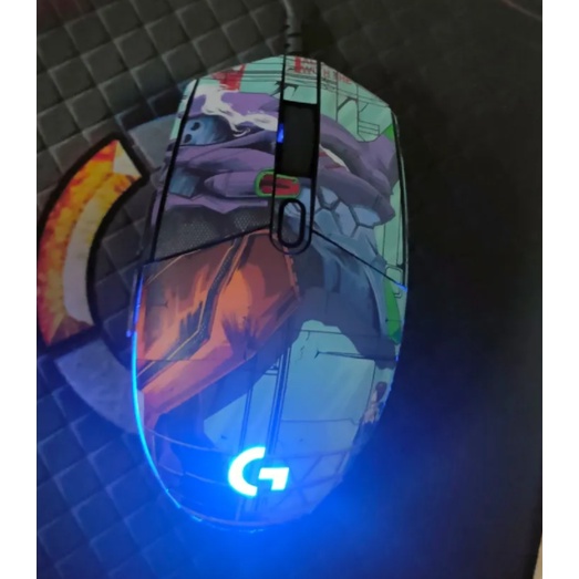 Miếng Dán EVA Chống Trầy Chống Trượt Chống Thấm Mồ Hôi Trang Trí Hình Chuột Hoạt Hình Cho Logitech G102 G304