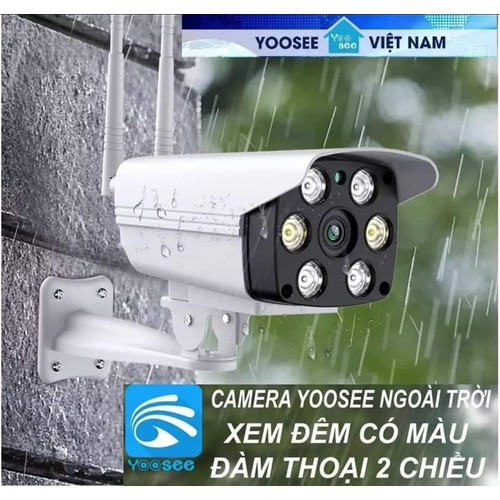 [TẶNG THẺ 32G] Camera Yoosee Ngoài trời 6 Led Full HD 2.0mMpx | BigBuy360 - bigbuy360.vn