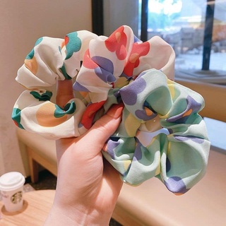 Dây buộc tóc, cột tóc scrunchies hoa quả dễ thương