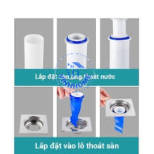 Bộ ống sillicon ngăn chặn mùi hôi cống, Ống Chặn Mùi Hố Gas, Ống Silicon Chặn Mùi Hôi Cống, Phễu, Bậu Ngăn Tóc, Chặn Rác