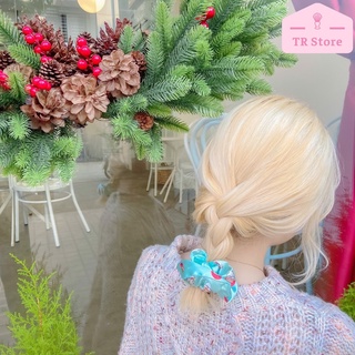 Cột tóc Scrunchies Giáng Sinh, buộc tóc Noel dịp lễ