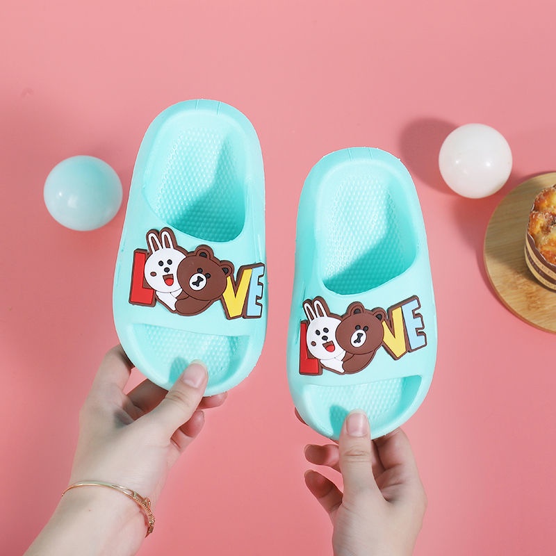 Dép lê bánh mỳ LOVE Quảng Châu cao cấp cho bé trai bé gái