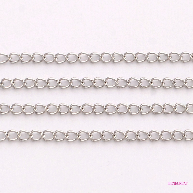 Dây Xích Xoắn Bằng Thép Không Gỉ 304 Dài 1 Mét Nhiều Màu Sắc